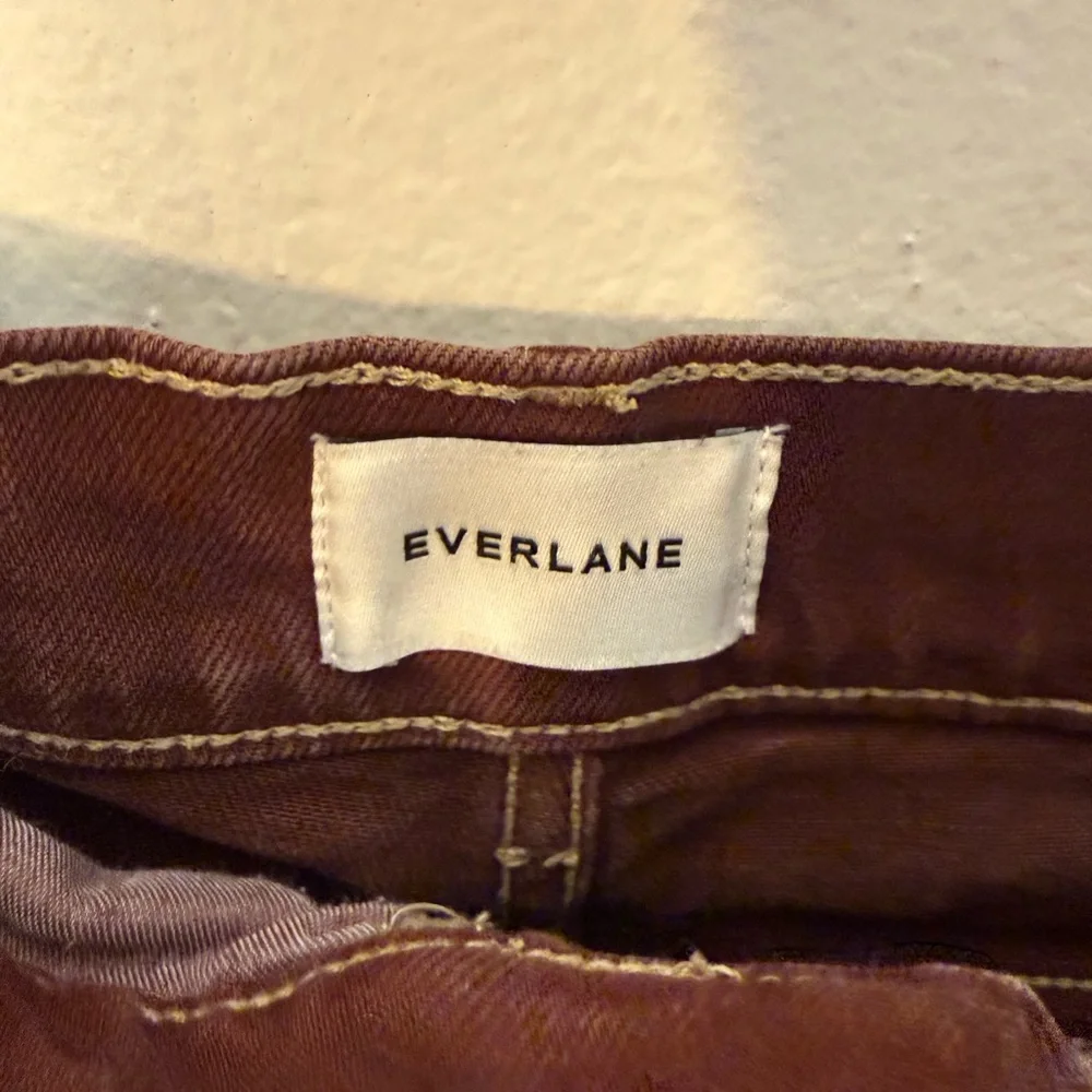 Everlane Women’s Burgundy Barrel Utility Pant - Picture 5 of 6